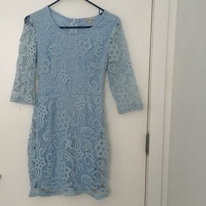 Pastel blue dress
